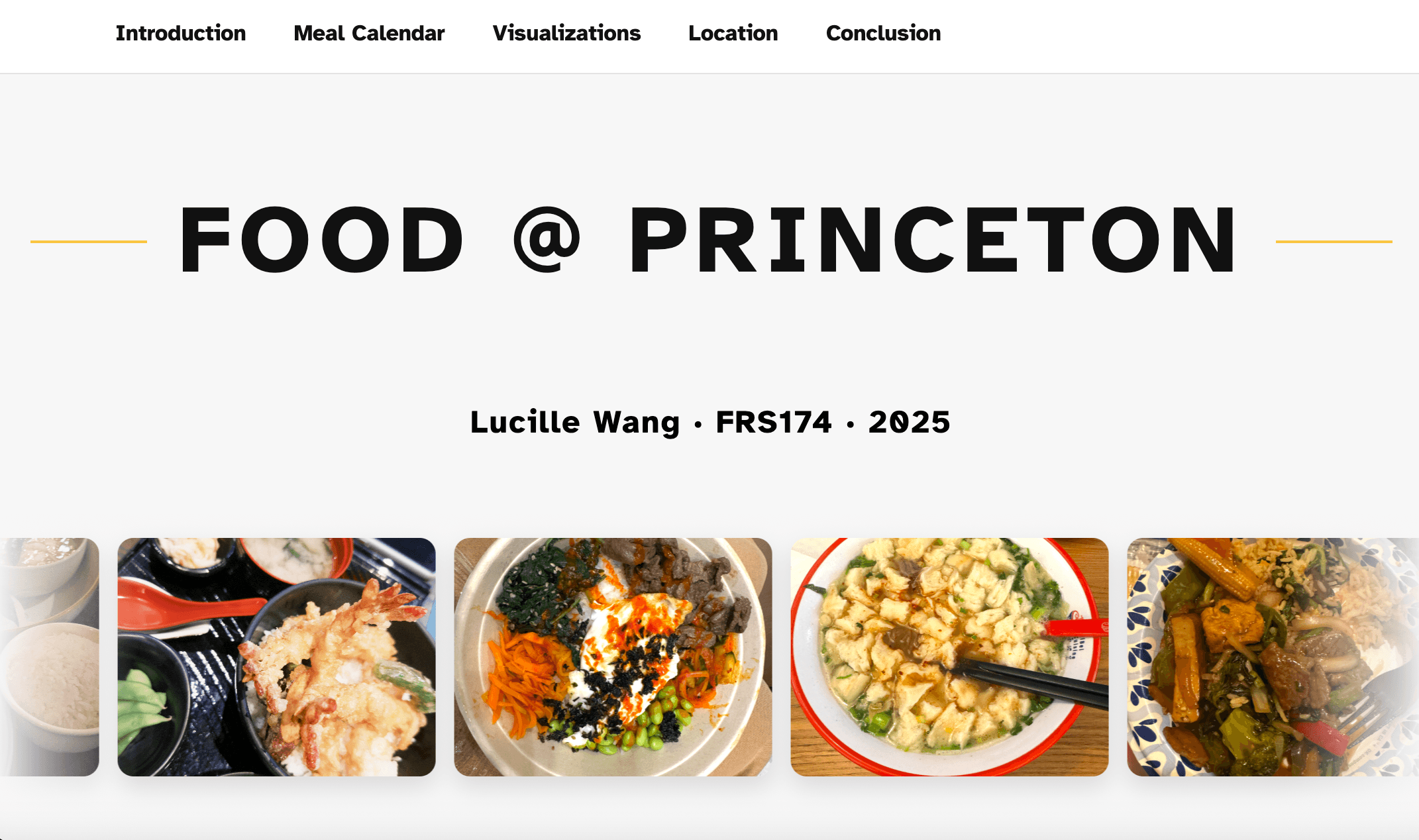 Food @ Princeton preview